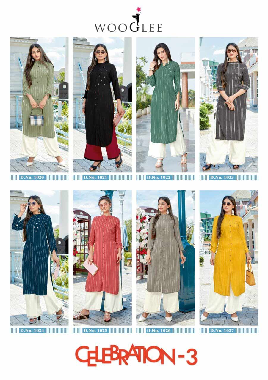 Wooglee Celebration Vol-3 Palazzo Kurti Sets Wooglee Celebration Vol-3 Palazzo Kurti Sets